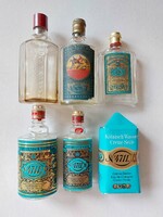 Régi parfüm 4711 vintage gyűjtemény 6 db