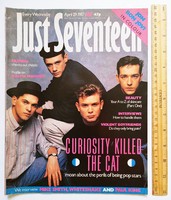 Just seventeen magazine 87/4/29 curiosity killed cat bon jovi r macchio mike smith whitesnake king