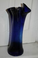 Különleges Art-deco kék váza.