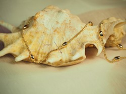 Gold-colored (goldfilled) necklace