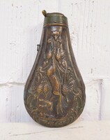 Antique hunting powder holder at auction!
