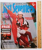 Just seventeen magazine 86/4/30 madonna cure harrison ford absolute beginners lee mcdonald mike read