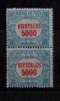 1921/1924.Hivatalos**24.Postatiszta