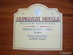 RELIKVIA  Ezüstpart Hotel SIÓFOK HUNGEST FAZEKAS JÓZSEF GYÖRGY, Tóth Lászlóné