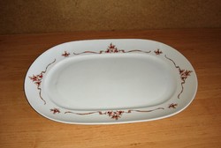 Alföldi porcelán csipkebogyó mintás kínáló tál, asztalközép  22,5*35,5 cm (27/d)