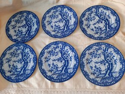 Japán porcelán tányérok 6 db, hibátlan állapotban