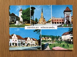 KŐSZEG  képeslap  -  Postatiszta