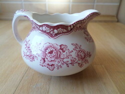 English pink bristol crown ducal small spout 2.75 dl