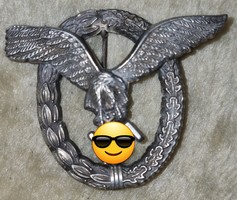2.Vh German Luftwaffe pilot badge