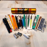 Retro pens pencils carvers pen holder
