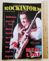 Rockinform magazin #25 1994 Meat Loaf Helloween Omega Edda Malmsteen Beastie Boys Sing Üllői Úti Fuc