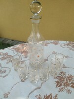 Retro margarita glass drink set for sale!