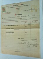 Invoice for the Sonnervend pharmacy (körmend, 1891)