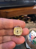 Glasshütte women's gold watch from the 50s, working piece.
