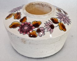 Antique (zsolnay?) Porcelain faience match holder / lighter