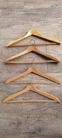 Antique wooden hangers with trouser racks (4 pcs in one)