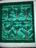 Cintalpas new, elegant set of 6 wine glasses, in a gift box