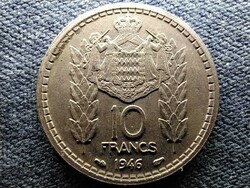 Monaco II. Lajos (1922-1949) 10 frank 1946 (id67410)