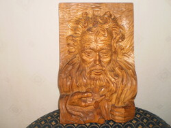 Old artistically carved life picture