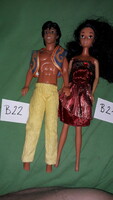 Original simba-disney-aladdin-aladdin and jasmine barbie-like toy doll couple according to the pictures b21