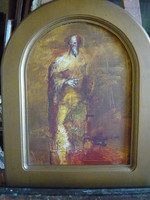 Császár Attila Próféta című festménye