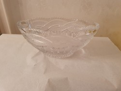 Crystal round centerpiece/serving dish