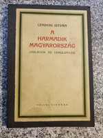István Lendvai - the third Hungary - predictions and lessons - pallas - 1921