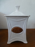 Beautiful, antique Zsolnay spice holder, sugar holder
