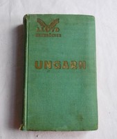 LLOYD Reisebücher Ungarn útikönyv Magyarország 1930 térkép várostérkép  Némethy Károly Gonda Gyula