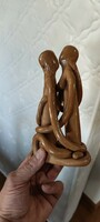 Ceramic sculpture: tangled