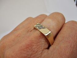 Régi 14kt-os aranygyűrű