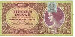 Hungary 10000 pengő 1945 wood