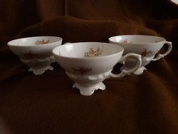 Edelstein Mária Theresia numbered coffee cups with skirts 3 pcs. Flawless