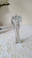 Silver faceless angel 18cm.