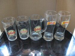 Retro Pécs saloon beer mugs 0.5 l 5 pcs