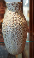 Mázas retro kerámia váza