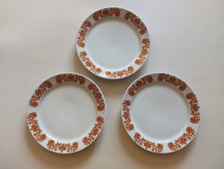 Régi Alföldi porcelán lapos tányér 3 db