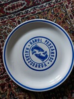 Transylvanian souvenir decorative plate - fish plate