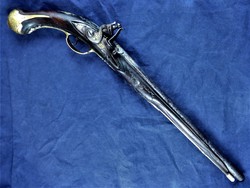Stunning front-loading flintlock pistol, Europe, ca. 1750!!!