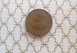 Etiópia pénzérme-10 Santeem 1944 - külföldi fémpénz érme pénz valuta