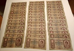 40 Pieces of 50 pengő 1932