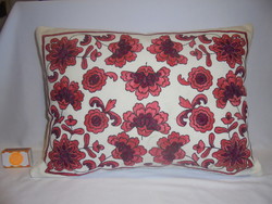 Old embroidered decorative pillow
