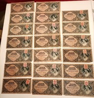 20 1000 pengő (1945) banknotes