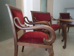 Swan neck lounge set + matching table