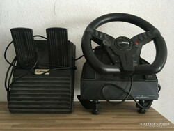 Pc top drive 3 steering wheel + pedal set