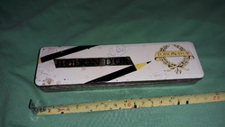 Old metal sheet toison d'or -bohemia work Czechoslovakia pencil unit holder 19 x 5 cm according to the pictures 1.