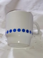 Lowland mug with old markings and blue dots on the bottom