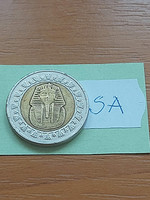 Egypt 1 pound pound 2007 ah1428 tutankhamun bimetal sa
