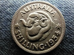 Australia ii. Elizabeth (1952-) .500 Silver 1 shilling 1954 (id65384)