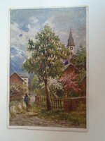 D196243  Képeslap - Festmény  1910k